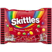 Skittles Halloween Fun Size Gluten Free and Gelatin Free Chewy Candy - 9.65 oz Bag