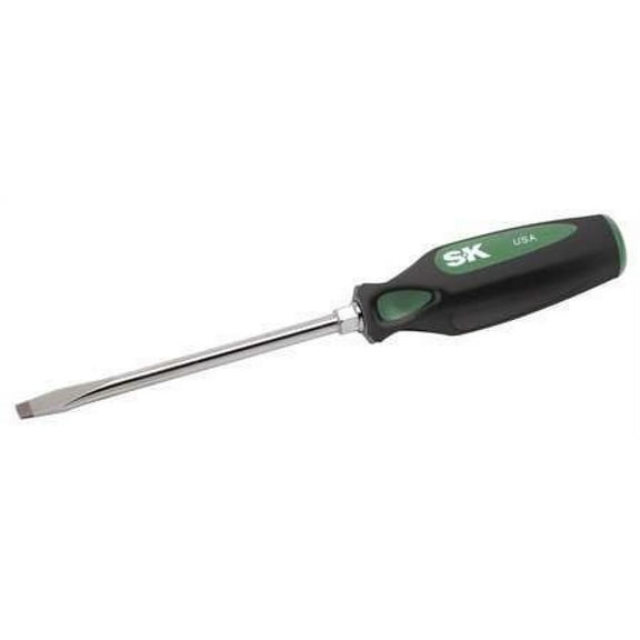SK PROFESSIONAL TOOLS 79103 Screwdriver Slotted 5/16" 6 in Round with Hex Bolster