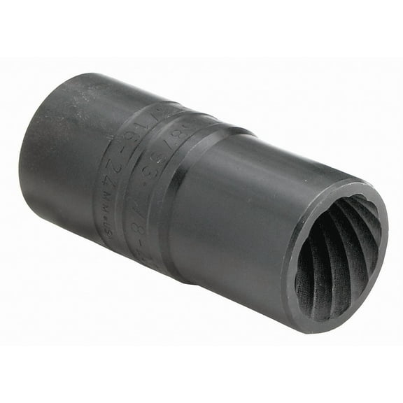 SK PROFESSIONAL TOOLS 810 3/8" Dr, Metric Socket, 10mm Turbo, 6 Pts