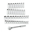 thumbnail image 1 of SK Professional Tools 1/2 in. drive Metric and SAE 6 Point Socket and Ratchet Set 43 pc., 1 of 3