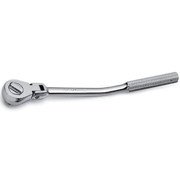 SK Tools USA 3/8" Drive, 10-3/4" Long, Bent Handle Flex-Head Professional Ratchet | 3770 CA2