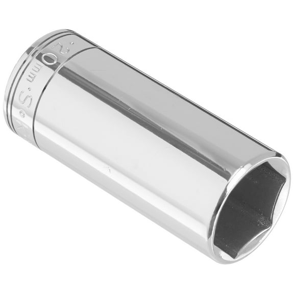 SK Tools USA 3/8" Drive, 20MM, 6 Point, Deep Chrome Socket | 8420