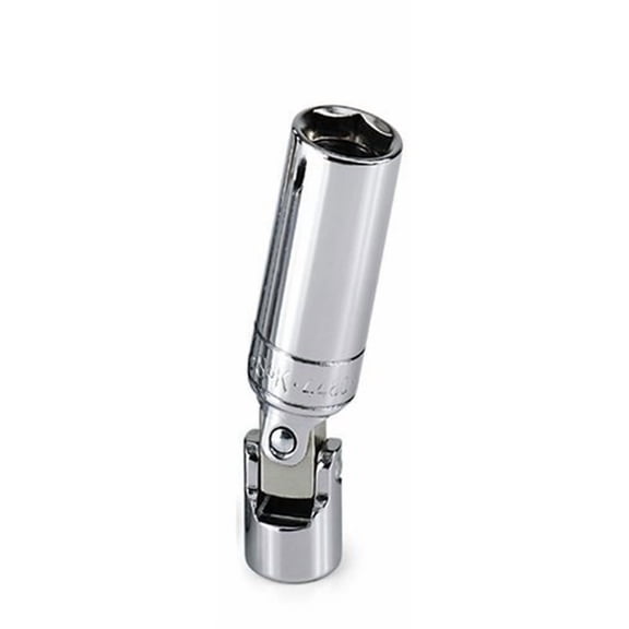 SK Tools USA 3/8" Drive, 5/8", 6 Point, Chrome Flex Spark Plug Socket | 4480
