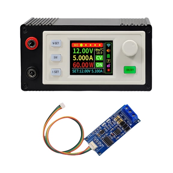 SK150S DC Regulated Power Supply+K485X DC Converter Adjustable Regulated Power Supply 8A 150W Solar Charging Module
