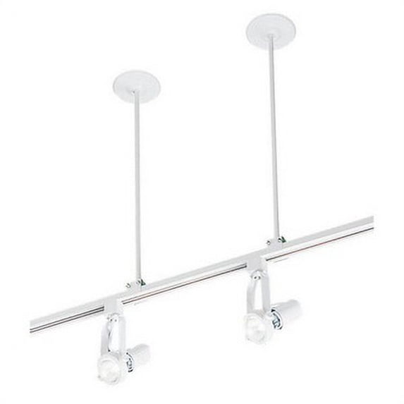 SK18-DB-WAC Lighting-Accessory-Single Circuit All Track Suspension Kit-18 Inches High-Dark Bronze Finish