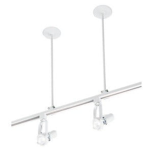 SK24-DB-WAC Lighting-Accessory-Single Circuit All Track Suspension Kit-24 Inches High-Dark Bronze Finish