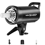SK400II 400Ws Photo Studio Strobe Flash Monolight Light with Bowens Mount,Clear LCD Panel,5700 200K Strobe Light for Studio, Shooting, Location, Portrait Photography-110V
