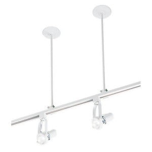 SK48-BK-WAC Lighting-Accessory-Single Circuit All Track Suspension Kit-48 Inches High-Black Finish