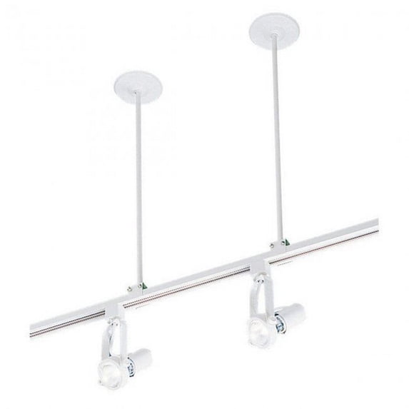 SK48-DB-WAC Lighting-Accessory-Single Circuit All Track Suspension Kit-48 Inches High-Dark Bronze Finish