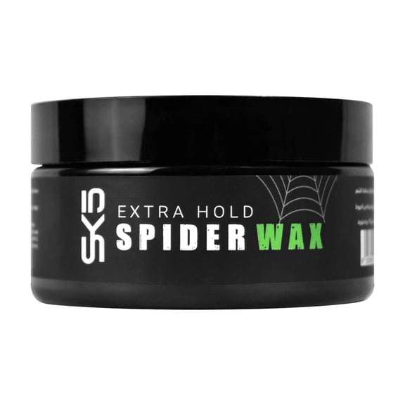 SK5 Spider Wax Green - Extreme Hold Fiber Hair Wax for Men - Strong Control, Natural Shine, Non-Flaky Styling Wax for All Hair Types - 200mL