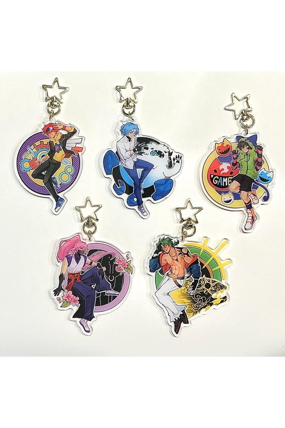 SK8 the Infinity keychains Reki Langa Miya Cherry Joe (1 keychain)