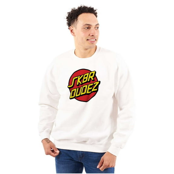 SK8R Dudez Skateboarding Slang Men's Crewneck Sweatshirt Brisco Brands S