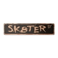 thumbnail image 1 of SK8TER Vintage Aluminum Street Sign skateboard skates boi skateboarding skating rustic metal tin | Indoor/Outdoor |  24" Wide, 1 of 4