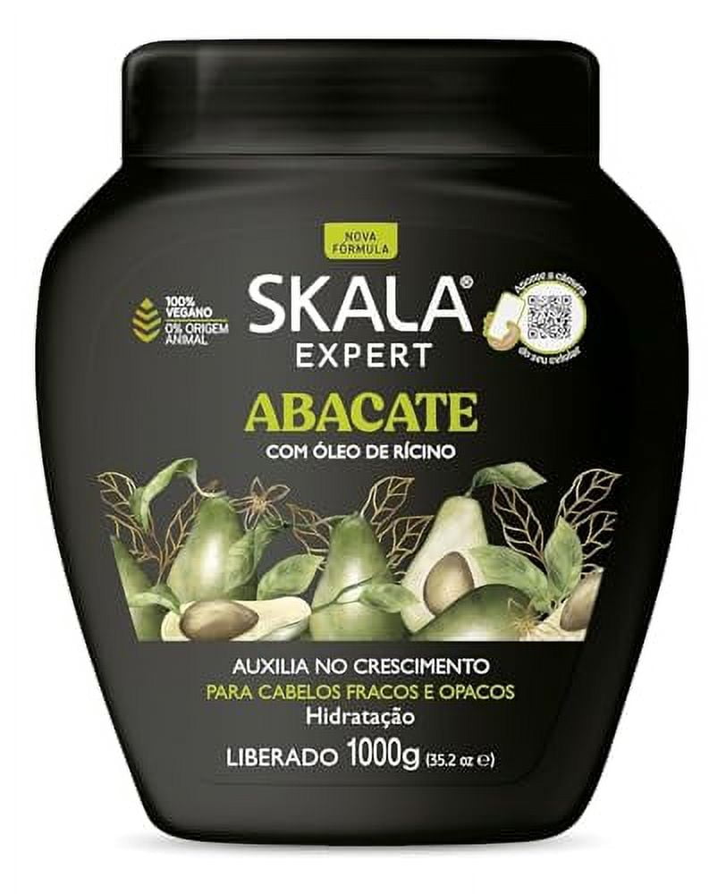 SKALA Avocado Hair Cream Hair Treatment Conditioning (1000g) - Imported from Brazil