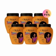 SKALA Mais Crespos Super Curly Hair Type 4ABC, 2-in-1 Conditioning Treatment Cream & Leave-In, Vegan, Curl Enhancing, Hydrate & Eliminate Frizz   6 Pack