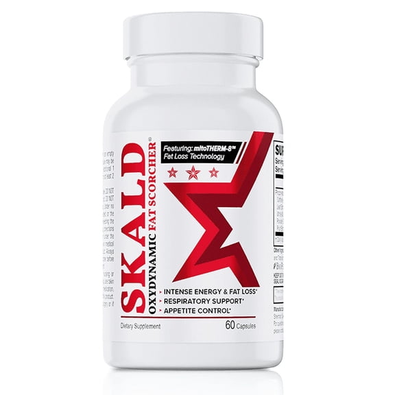 SKALD Fat Burner - Weight Loss Supplement with Green Tea Extract - Includes Respiratory Support