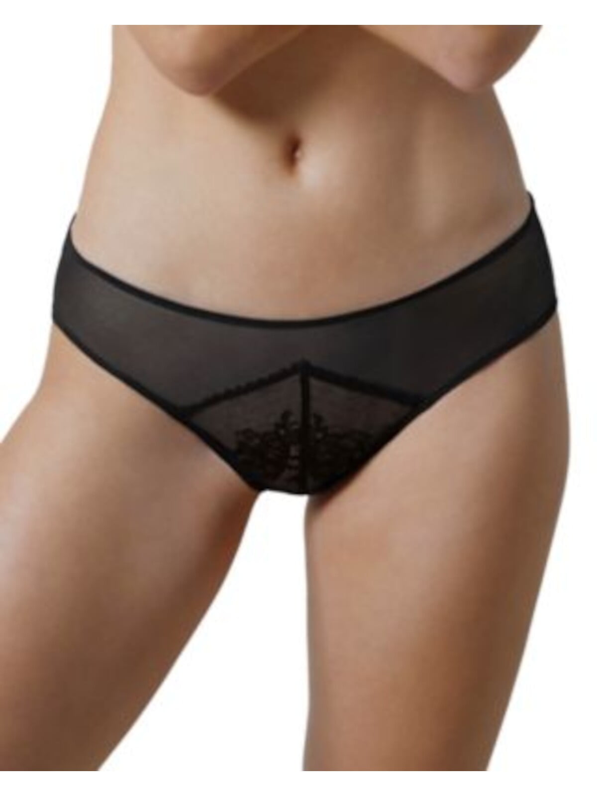 SKARLETT BLUE Intimates Black Cotton Gusset Underwear Briefs S