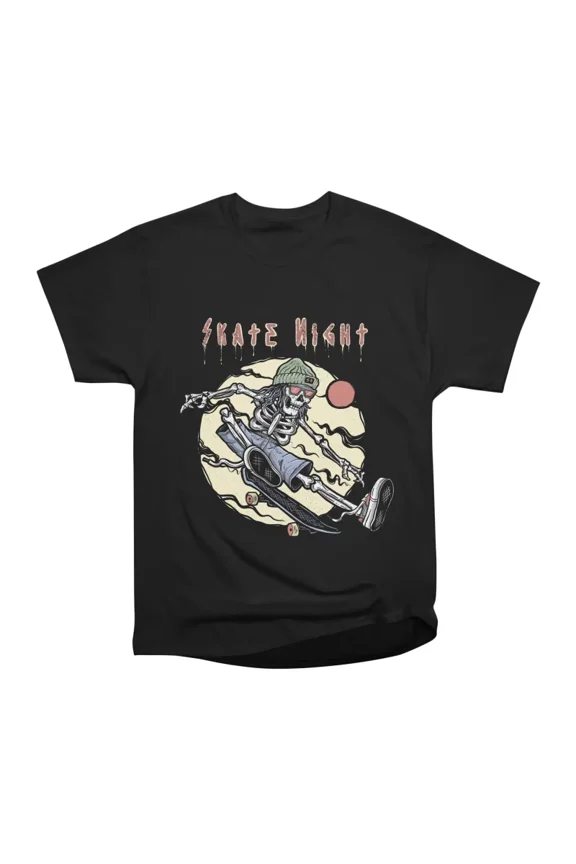 SKATE NIGHT T-Shirt Tee Gift For Him Merch For Her Apparel For Friend