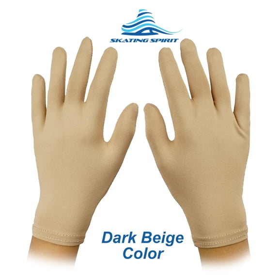 SKATING SPIRIT Figure Skating Competition Gloves, Dance Gloves (1 Pair) - for Performance Testing Show