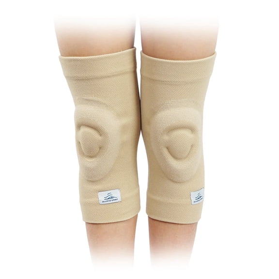SKATING SPIRIT Gel Knee Pads (1 Pair), Cushion and Support Knee Cap for Dancing Figure Skating Gymnastic, Youth and Adult