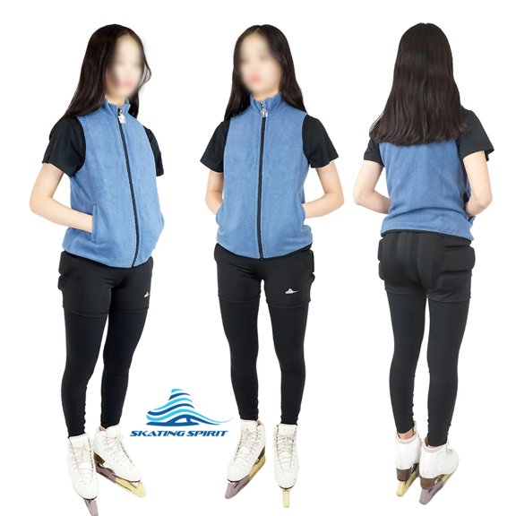 SKATING SPIRIT Reversible Sherpa Fleece Vest