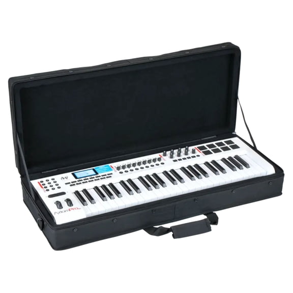 SKB 32x12 DJ Controller & Small MIDI Keyboard Soft Case Padded Bag, Black