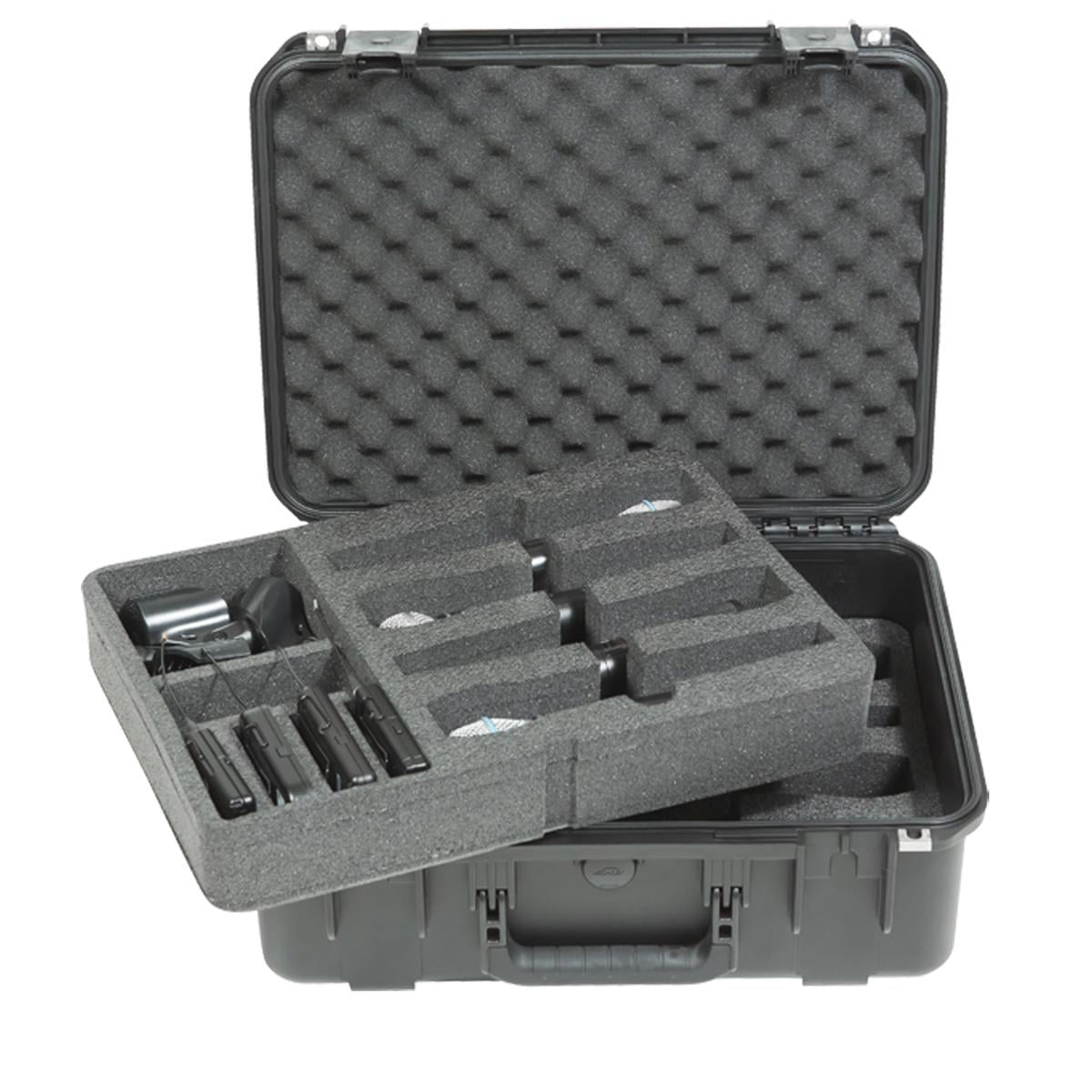 SKB 3i-1813-7WMC iSeries Injection Molded Case for 8 Wireless Microphone Systems