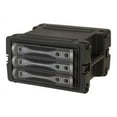 thumbnail image 1 of SKB 6U Roto Rolling Rack - Rack - for audio system - linear low-density polyethylene (LLDPE) - black, 1 of 6