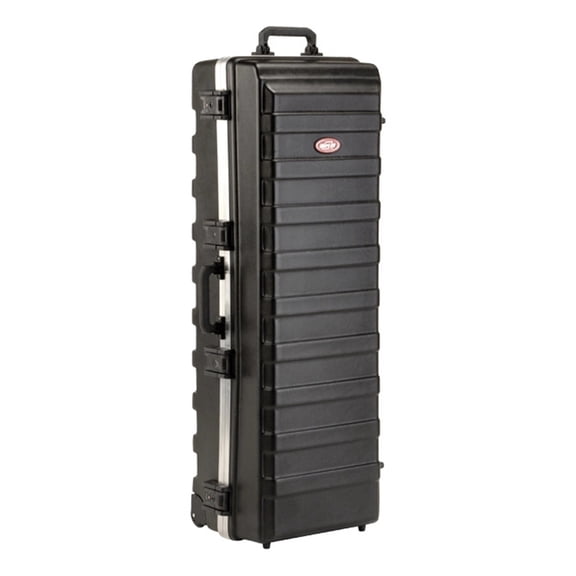 SKB ATA Large Stand Case, Wheels & Latches, Durable Equipment Storage & Transport, Black