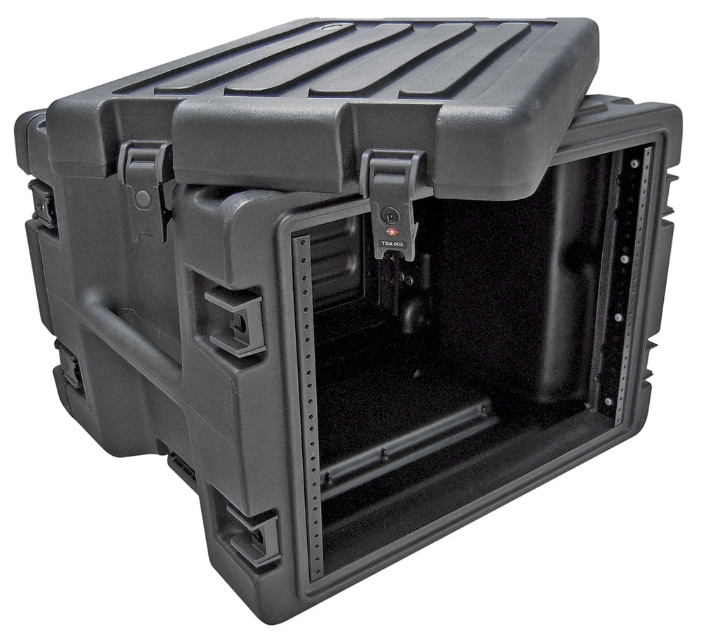 SKB Cases 1SKBR8W 8U Roto Molded Rolling Rack Case With Wheels 1SKBr8W