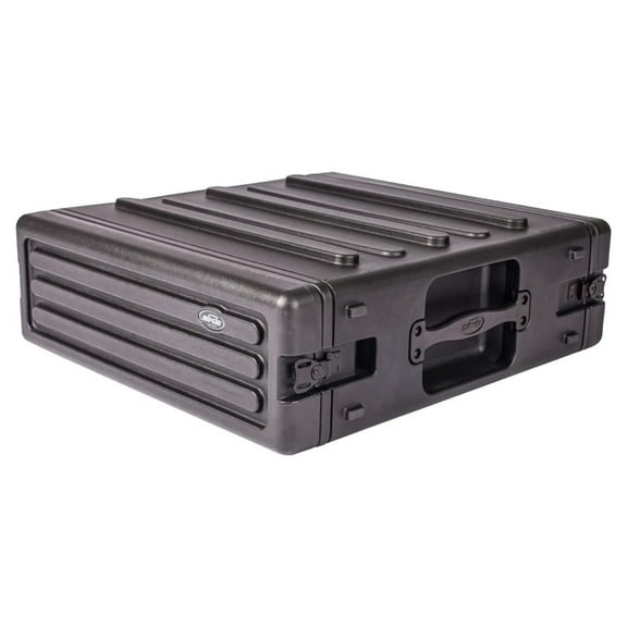 SKB Cases 3U Roto Molded Rack, Black, 24in x 22.4in x 7.6in