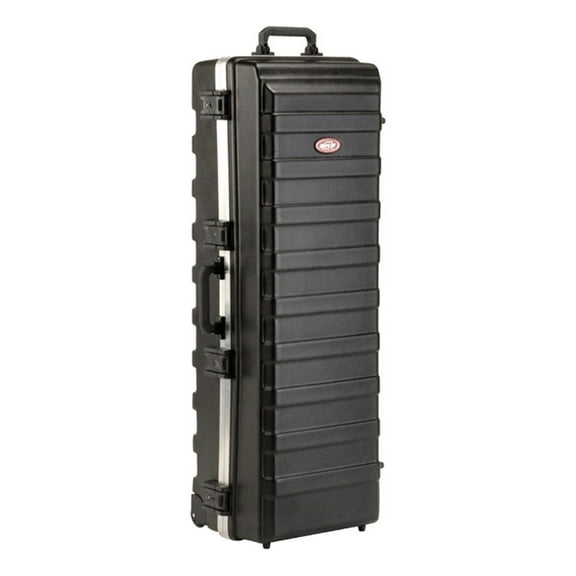 SKB ATA Large Stand Case, Wheels & Latches, Durable Equipment Storage & Transport, Black
