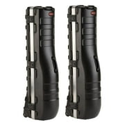 SKB Cases ATA Deluxe Hard Plastic Storage Wheeled Golf Bag Travel Case 2 Pack