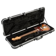 SKB Cases Hardshell Guitar Case for Fender Jaguar or Jazzmaster, Plush Foam, TSA Latch