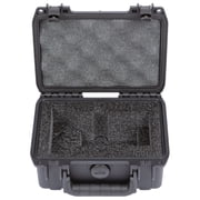SKB Cases iSeries 0705-3 Case with Custom Cut Interior and Trigger Release Latch System for Zoom PodTrak P4 Podcast Mixer and Accessory