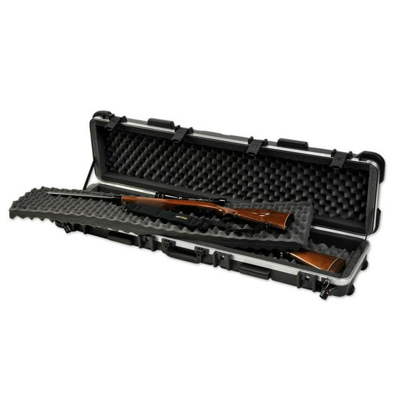 SKB DOUBLE RIFLE CASE POLYETHYLENE RIBBED BLACK