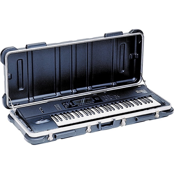 SKB ATA 61-Note Keyboard Case with Wheels, TSA Locking, Trigger Latch