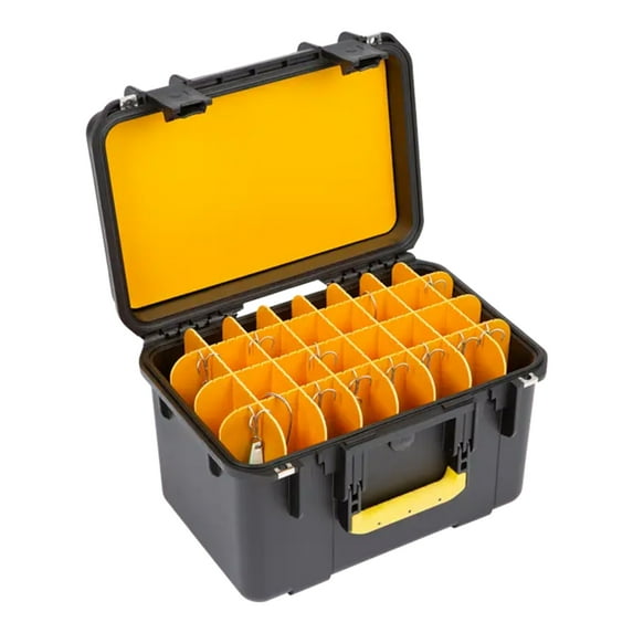 SKB iSeries Deep Lure Case, 32 Adjustable Compartment Secure Fishing Box, 1610-10