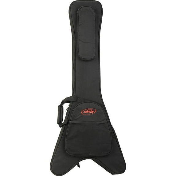 SKB Cases 1SKB-SC58 Flying V Soft Guitar Case with Nylon Exterior and EPS Foam Interior