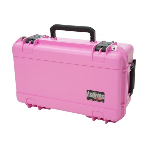 SKB iSeries 2011-7 - Hard case for 2 digital photo camera bodies with lenses - ultra high-strength polypropylene copolymer resin - pink