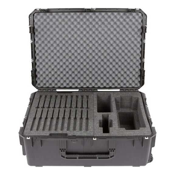 SKB iSeries Shure Microflex Hard Case, Waterproof Storage for Microphone Gear