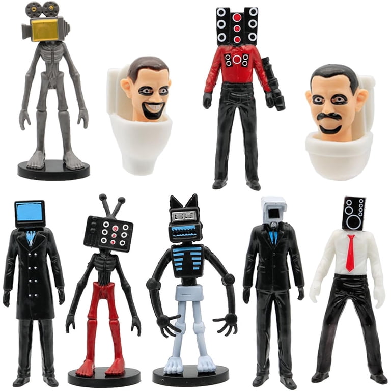 SKBD Mini Action Figures, Toilet Man Action Figure Horror Game