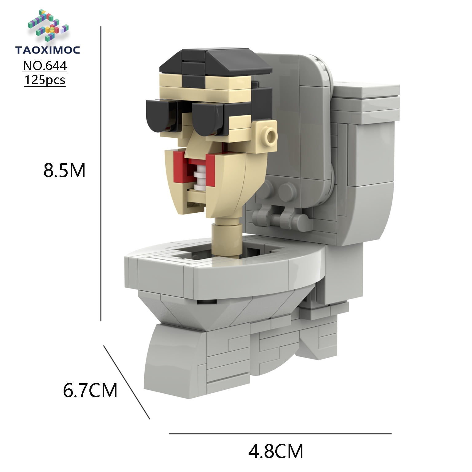 SKBD Minifigure Building Blocks,Toilet Man Toy Speaker Man Camera Man ...