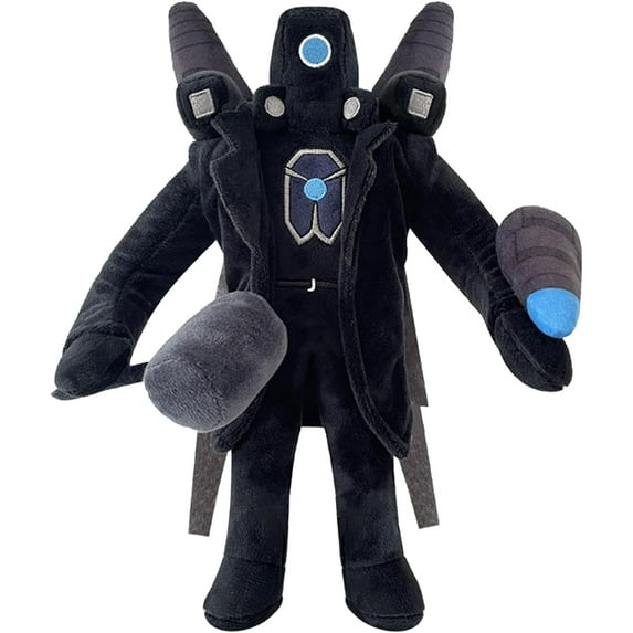 SKBD Toilet Man Plush Series, Monster Stuffed Animal Titan Tv Man Plushies, Clock Man Plush Doll, Horror Game Speakerman Boss Titan Toy, Gifts for Fans and Children