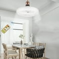 thumbnail image 1 of SKDOGDT 10.2" Home Decor Clearance LED Light Bulb Indoor Ceiling Fan with Remote Control, 1 of 9