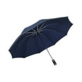 thumbnail image 1 of SKDOGDT Compact Golf Umbrella Travel Oversized Collapsible Auto Open Close Portable Strong Adult Umbrella Luxury Wooden Handle, 1 of 4