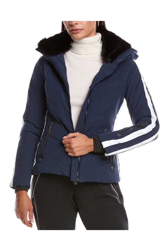 womens Chloe Jacket, 12, Blue