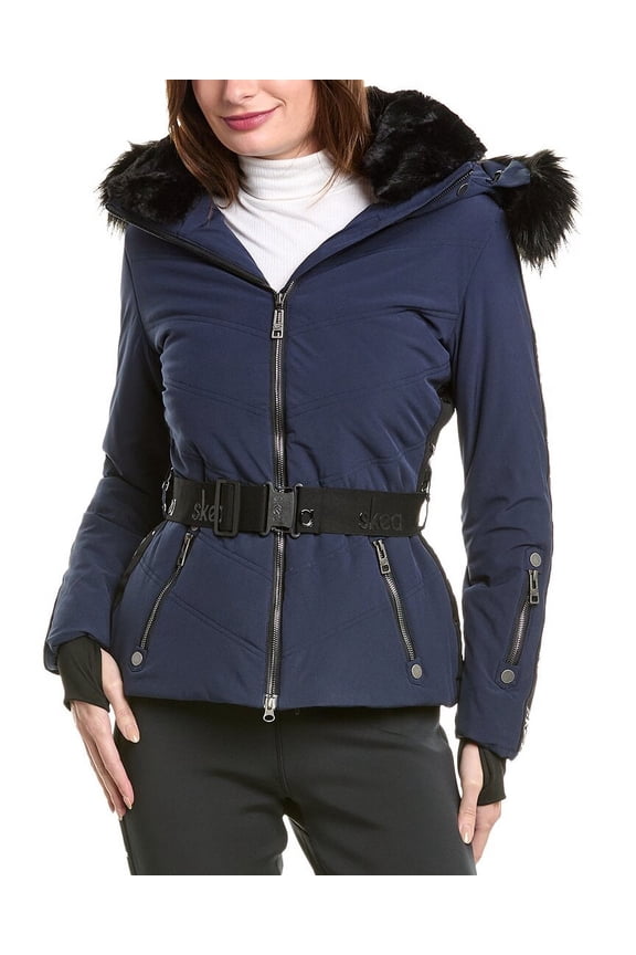 womens  Coco Parka, 10, Blue