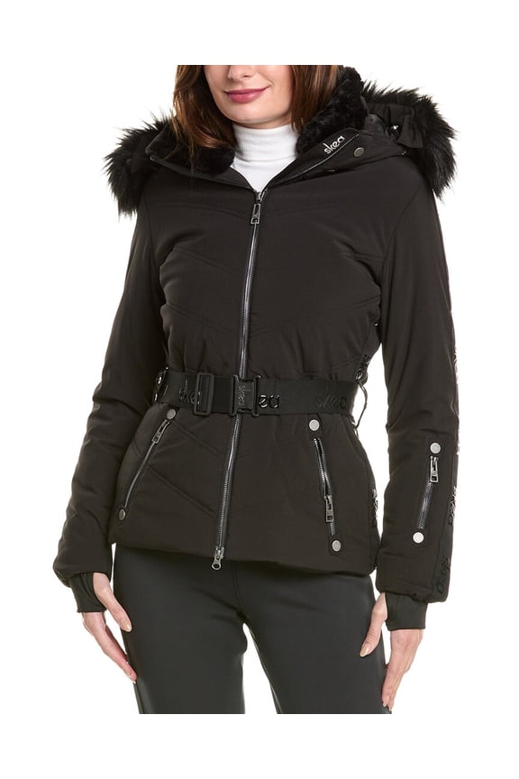 womens Coco Parka, 12, Black