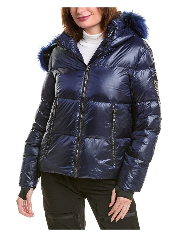 womens Jocelyn Ultra Puffy Jacket, 16, Blue